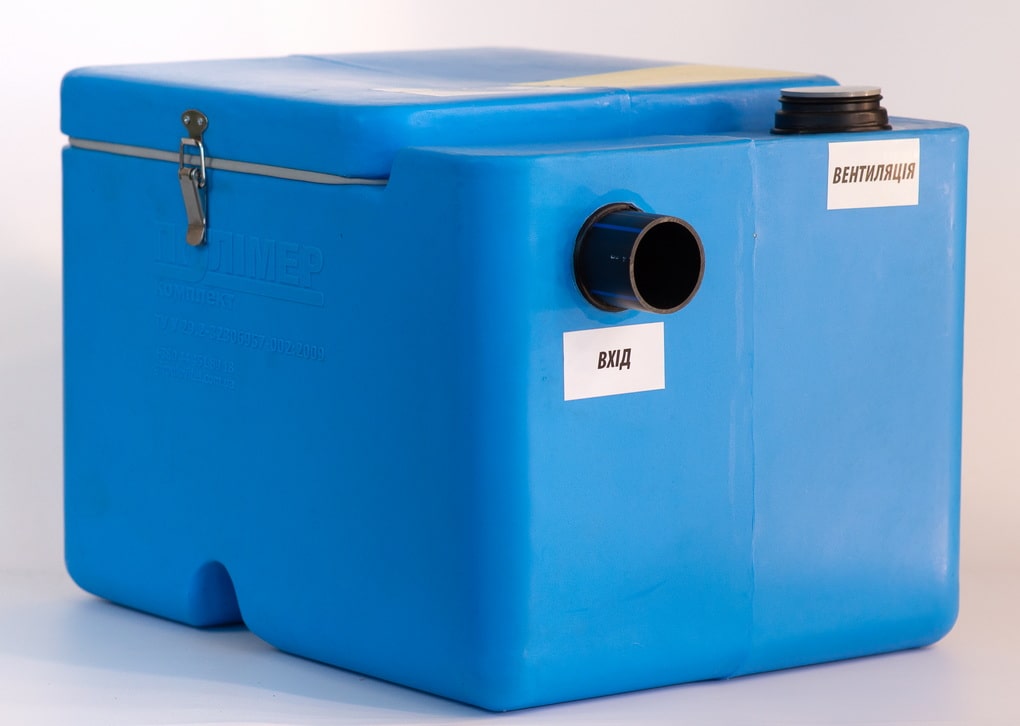 Жировловлювач побутовий під мийку (сепаратор жиру) СЖ 0,5-0,04 Ф "Оптима" з фільтром